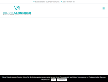 Tablet Screenshot of implant-muenchen.de